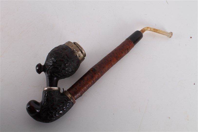 Antique Vintage Old German Wooden Tobacco Smoking Pipe. eBay