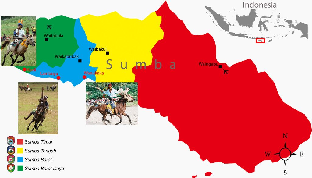 map pasola sumba