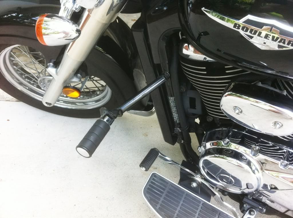 Custom made highway pegs sold Suzuki Volusia Forums Intruder