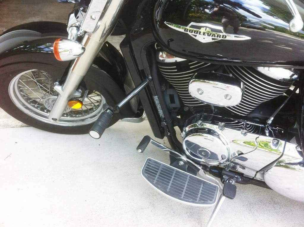 Custom made highway pegs sold Suzuki Volusia Forums Intruder