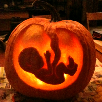 Halloween Pregnancy Announcements With Pumpkins