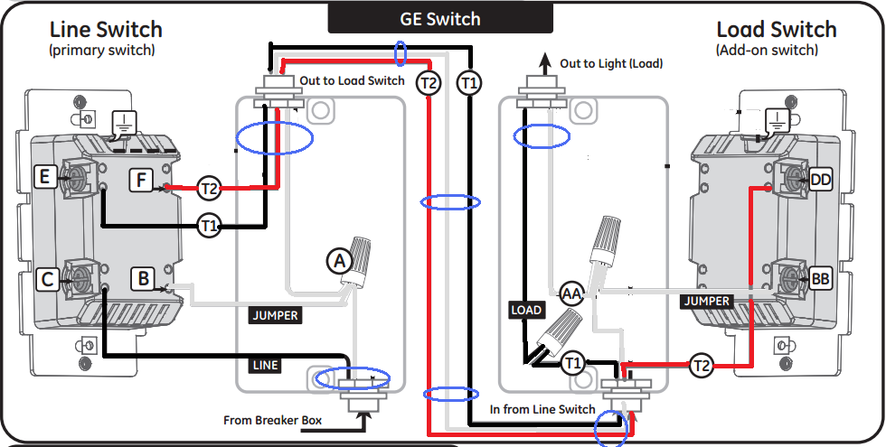Stuck midway through converting 3-way switches to dimmers