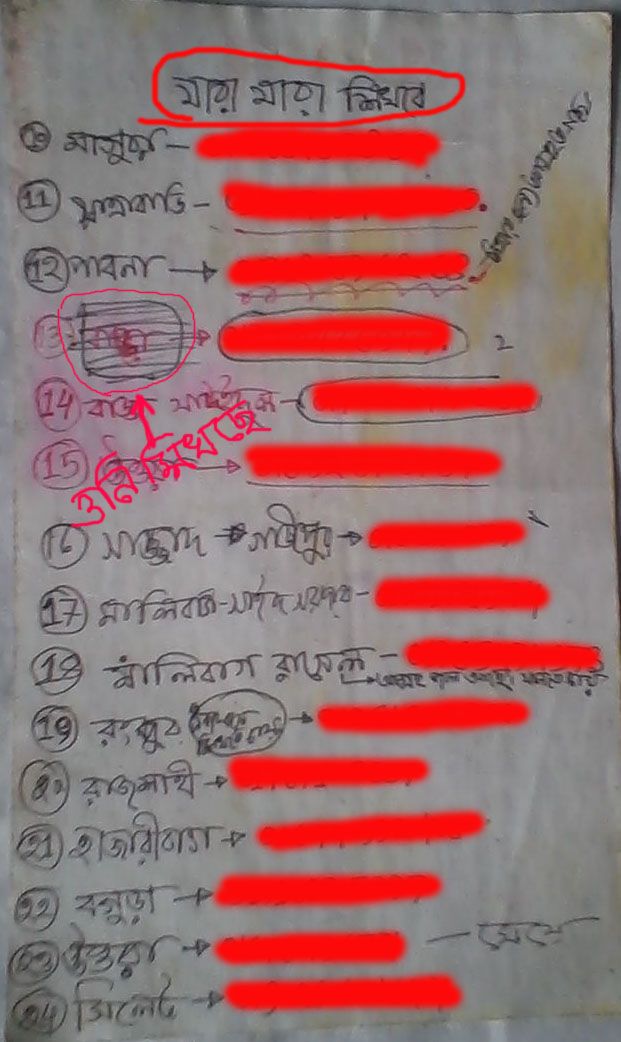 Students Contact Number Proof 1