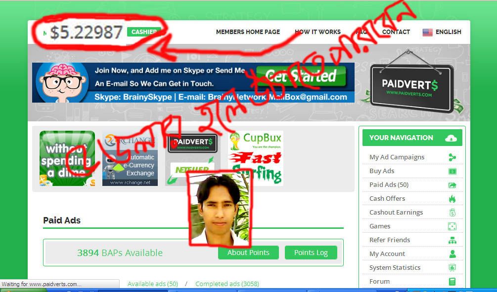 PaidVerts Earn 6