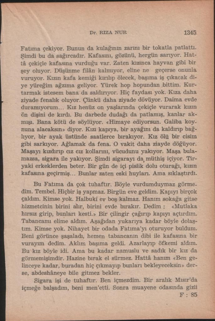 Rıza Nur Hayat Ve Hatıratım Birinci Baskı Dördüncü Cilt Atatürk ...