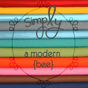 Sew at Home Mummy: Simply Solids a modern {bee}