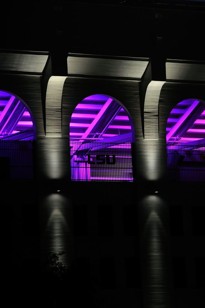 LSU Tiger Stadium lighting system