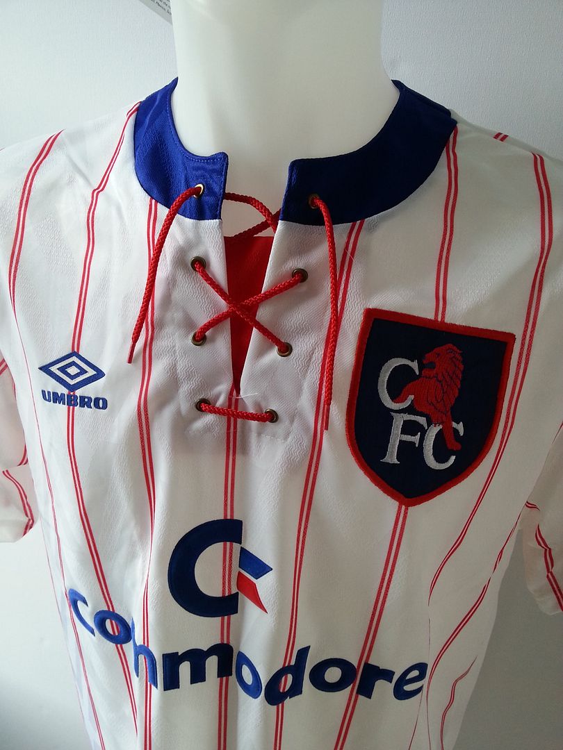 chelsea commodore away shirt