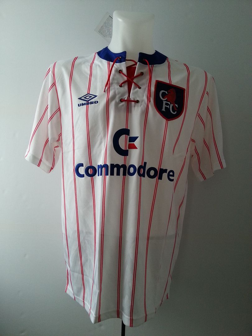 chelsea commodore away shirt