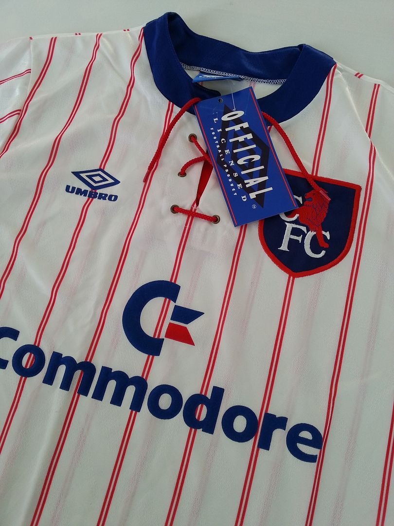 chelsea commodore away shirt