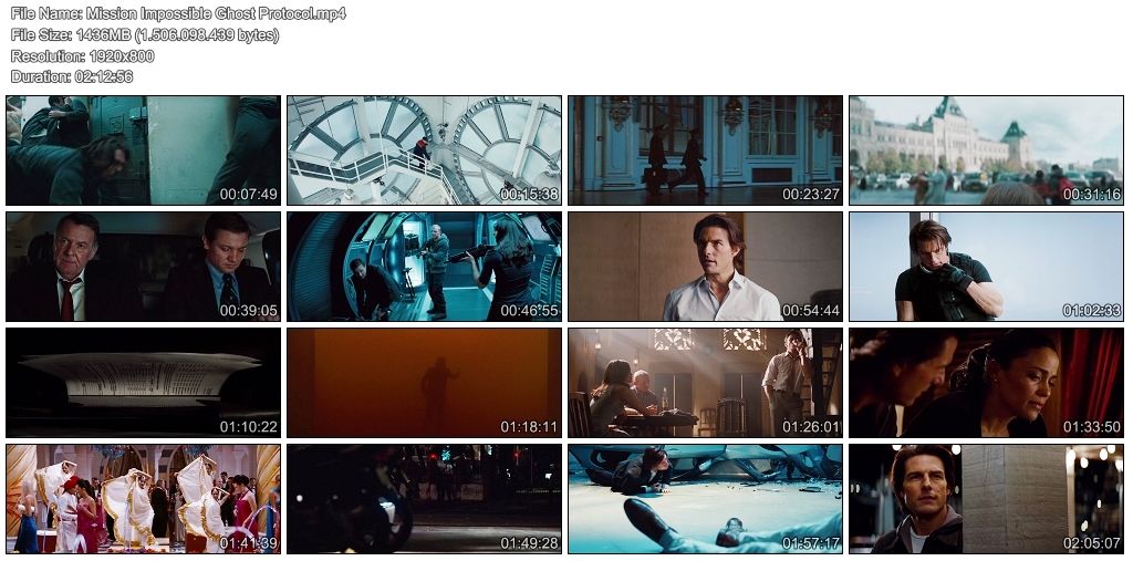 Mission: Impossible - Ghost Protocol 2011 BluRay 480p