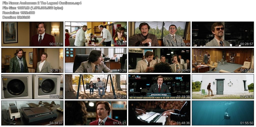 Anchorman 2 The Legend Continues HD 1080p Latino Dual