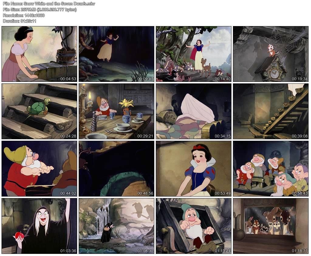 Snow White And The Seven Dwarfs 1937 1080p Hdmr 