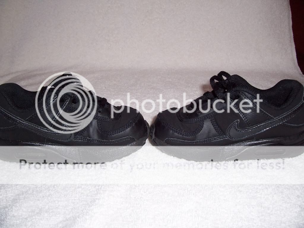 Black Toddler Nike Air Max Sneaker Tennis Athletic Shoe Size 10c 