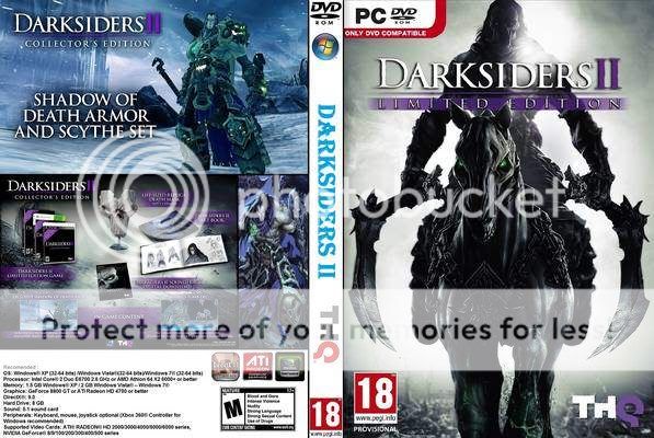Darksiders II LE PC Game Covers.